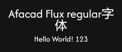 Afacad-Flux-regular