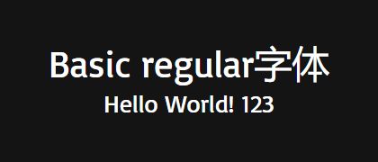 Basic-regular