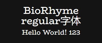 BioRhyme-regular