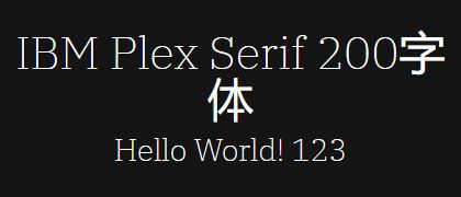 IBM-Plex-Serif-200