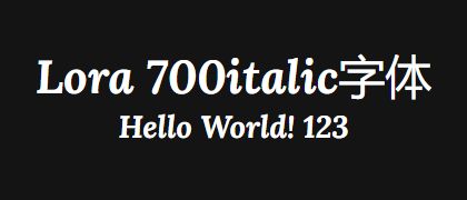 Lora-700italic