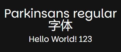 Parkinsans-regular
