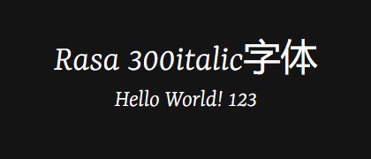 Rasa-300italic