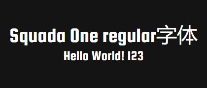 Squada-One-regular